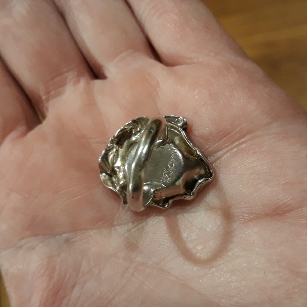 Sterling Silver Bat Ami Ring - image 5